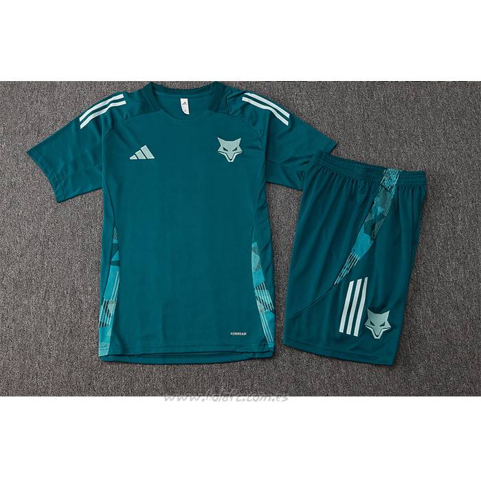 Chandal del Cruzeiro Manga Corta 2024-2025 Verde - Pantalon Corto